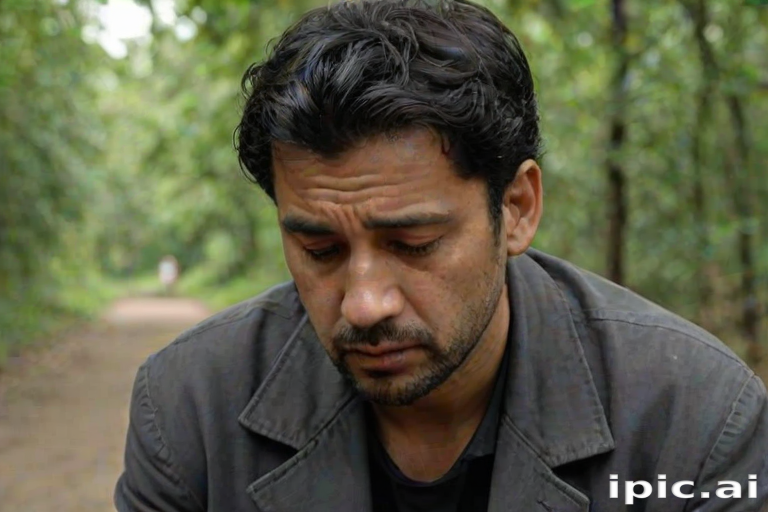 man in sad