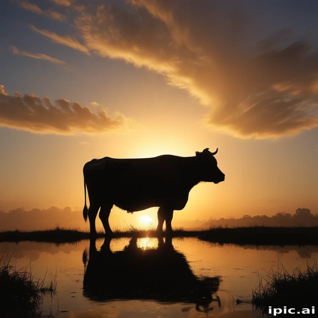 cow silhouette