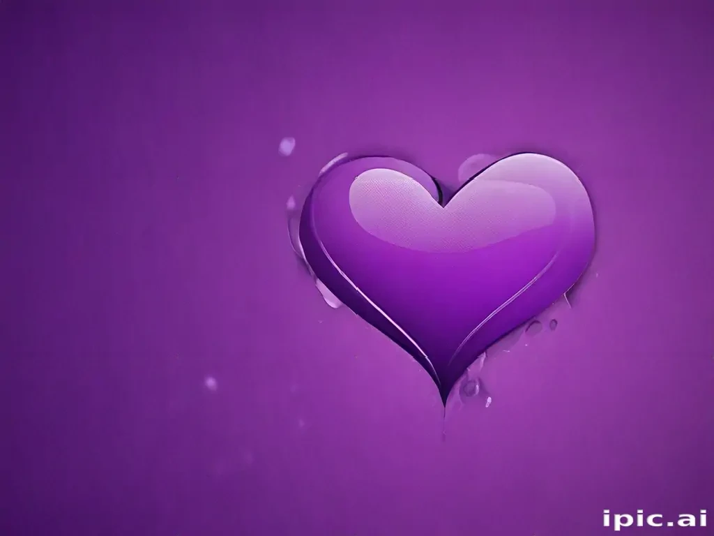 heart purple wallpaper