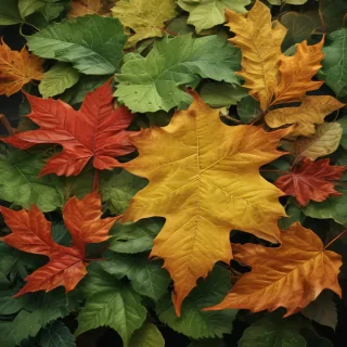 leaves no background