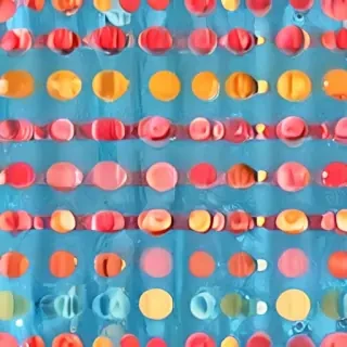 polka dots transparent