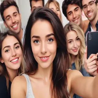 selfie background