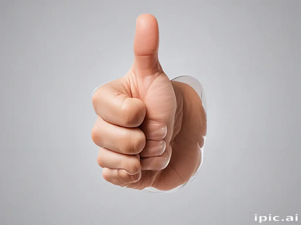 transparent thumbs up