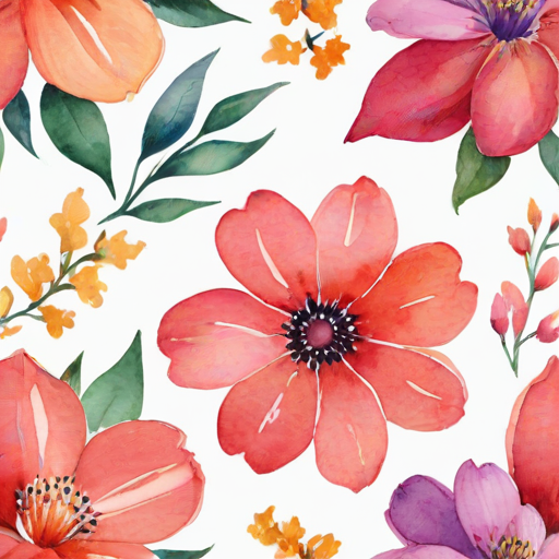 watercolor flowers png