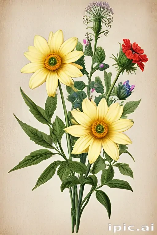 free wildflower clipart