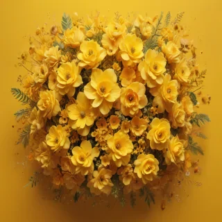 aesthetic yellow background