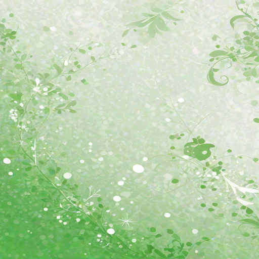 white and green background