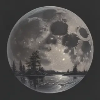 aesthetic moon drawings