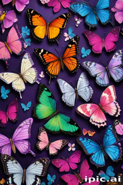 butterfly phone background