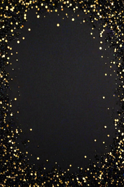 black background with glitter