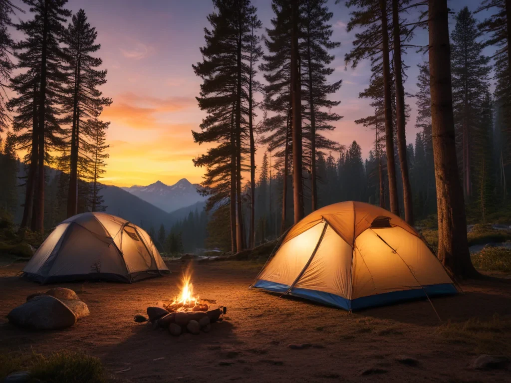 camping background