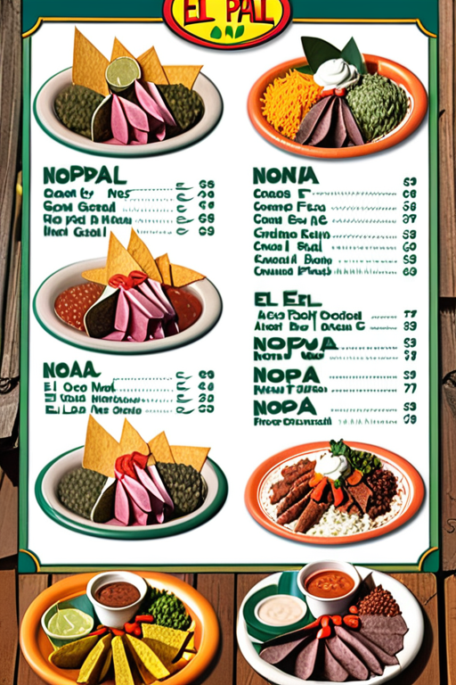 el nopal menu near me