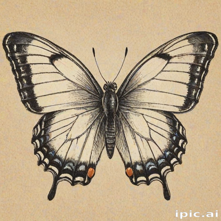 butterfly drawing picture