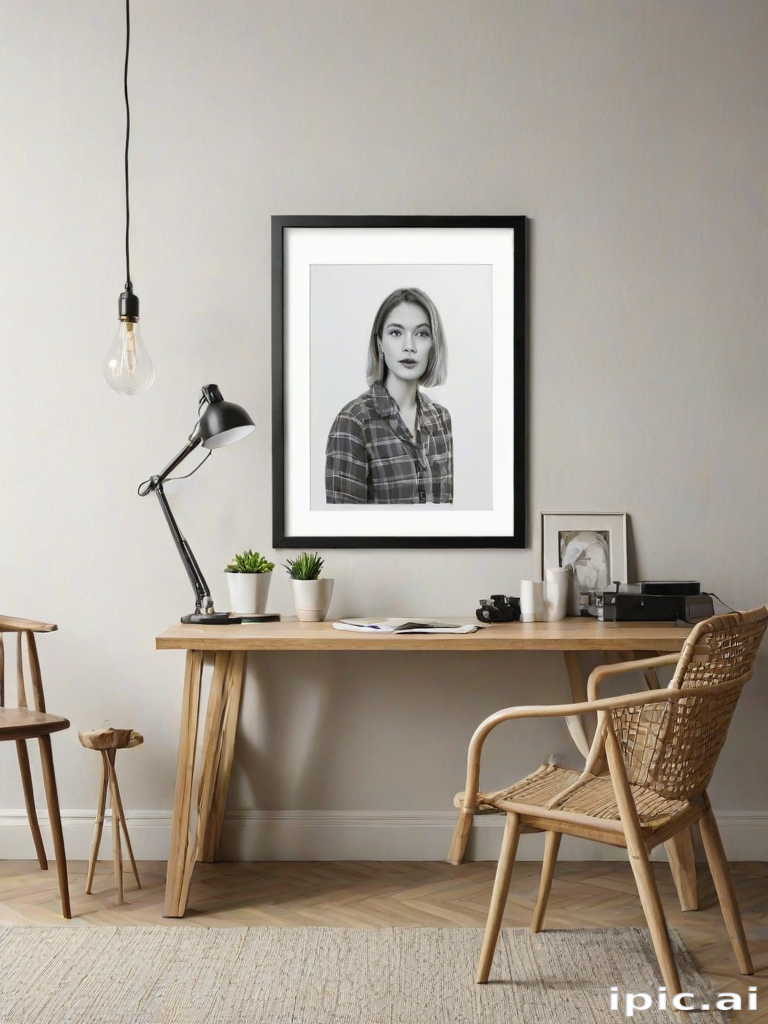 framed art mockup