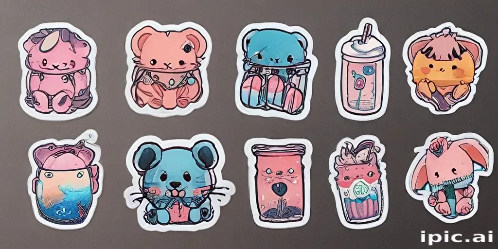 transparent aesthetic stickers