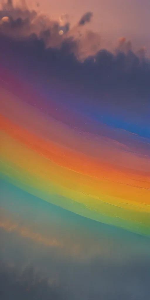 rainbow back round