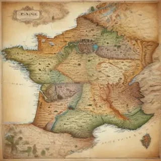 map of france
