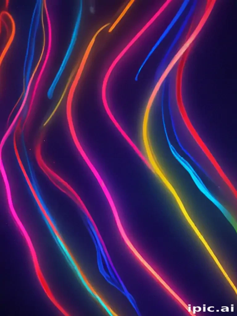 neon color background