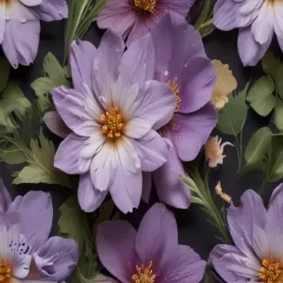 pressed flower png