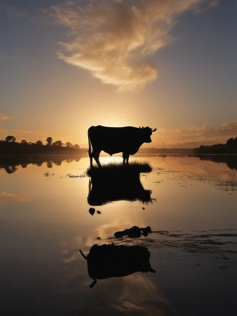 cow silhouette