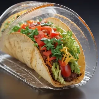 transparent taco