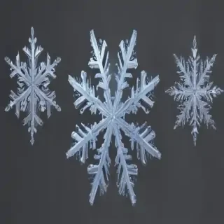 transparent background snowflake clipart