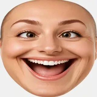happy face transparent