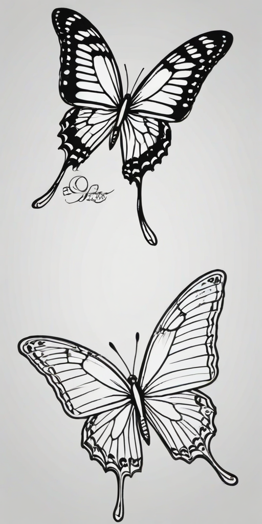 butterfly png outline