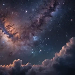 starry background aesthetic