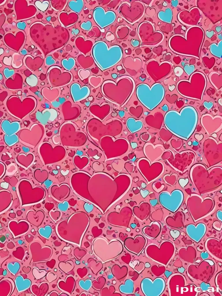 hearts wallpaper iphone
