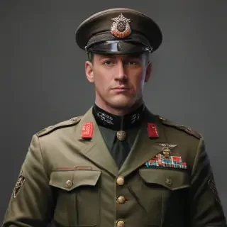 military drawing