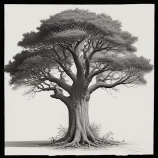 tree drawing images