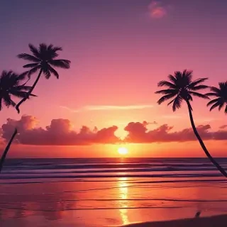 aesthetic wallpaper sunset