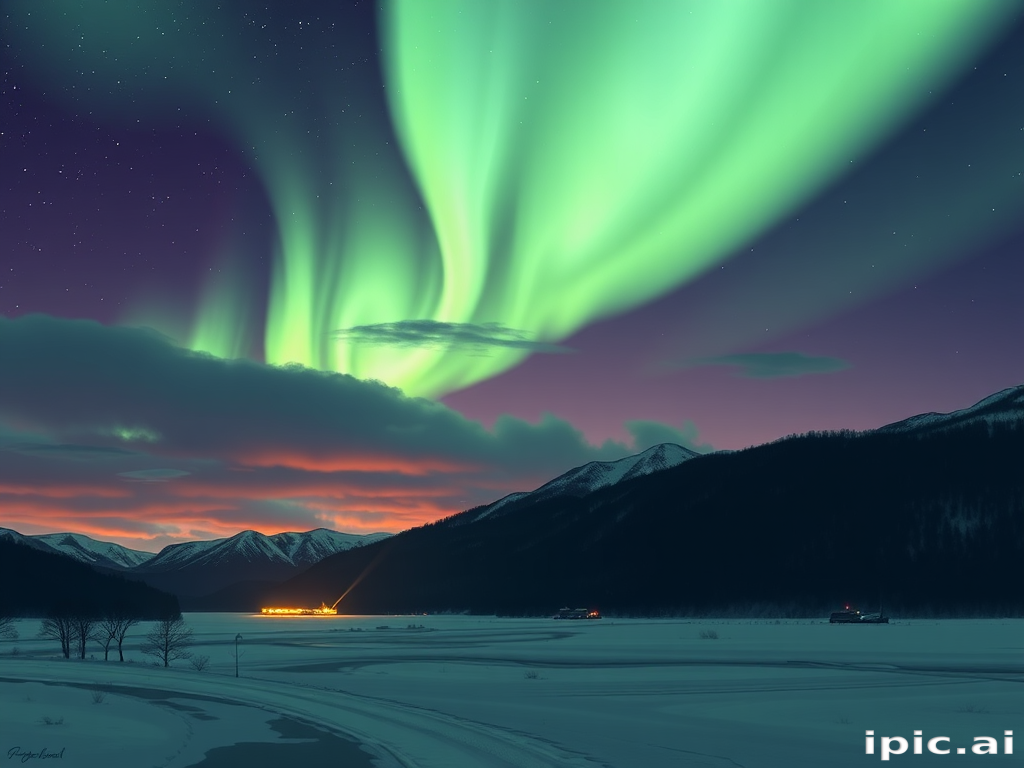 northern lights png