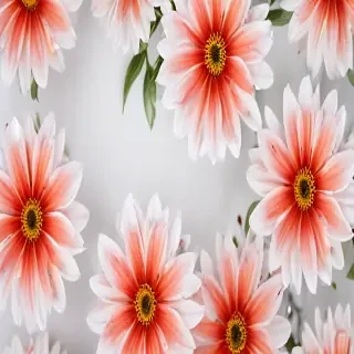 flower with white background