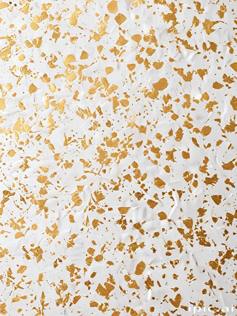 white background gold