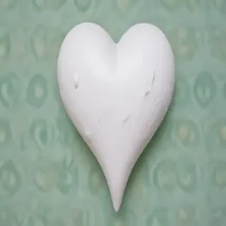 white heart