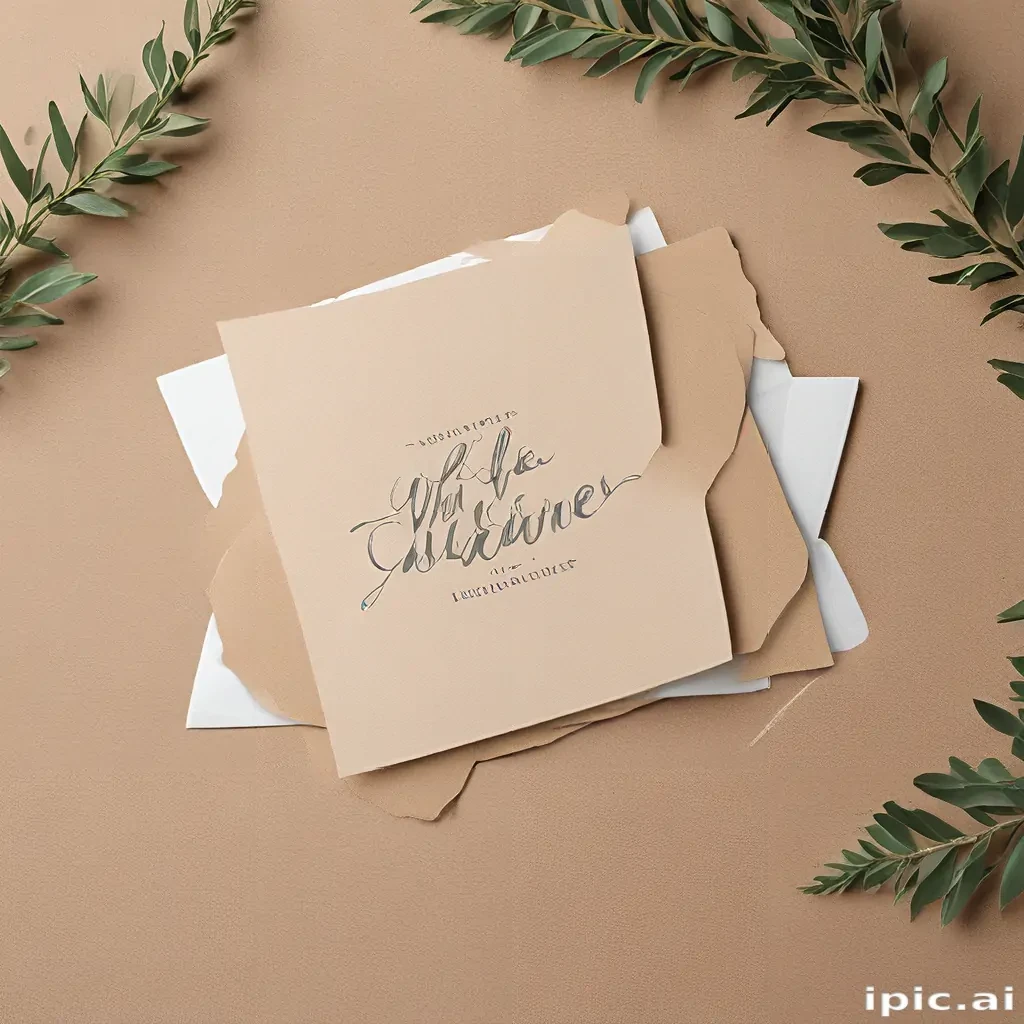 greeting card mockup