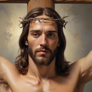 a picture of jesus on the cross