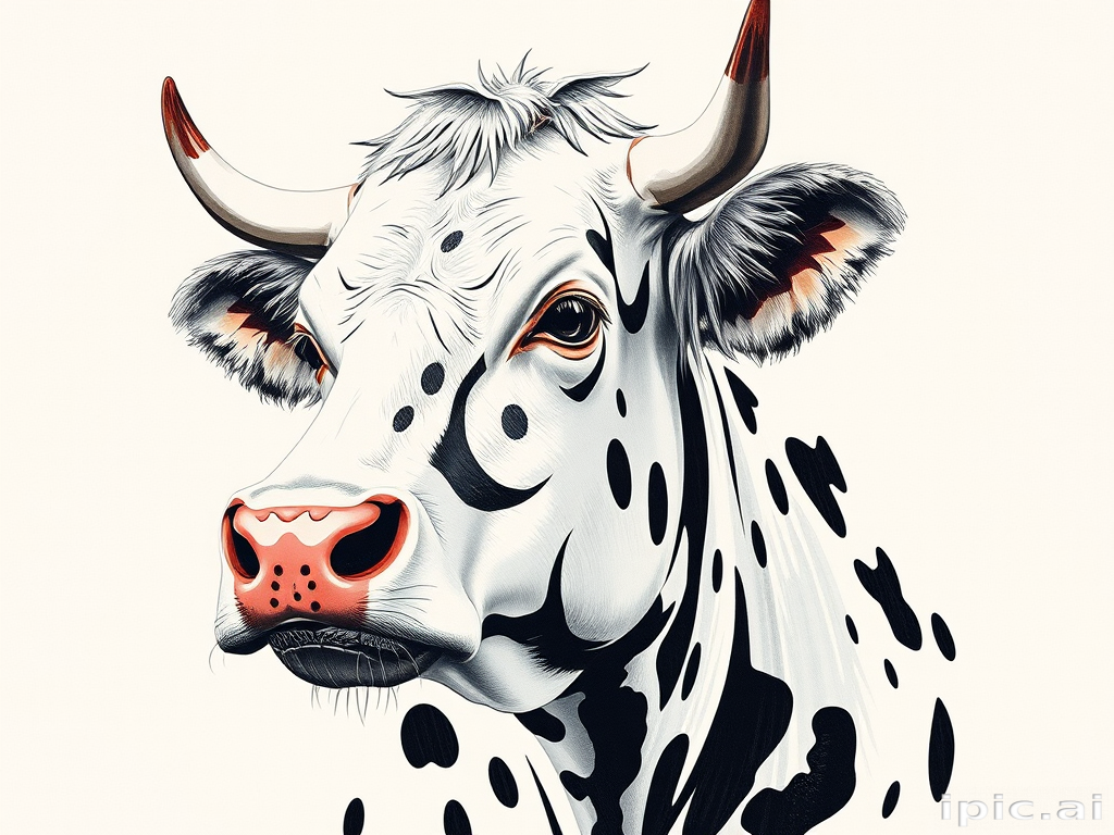 aesthetic cow print