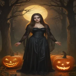 public domain vintage halloween art