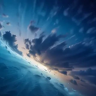blue wallpaper iphone 4k