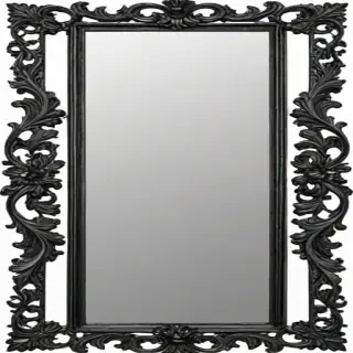 black frame transparent