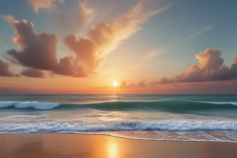 aesthetic beach background