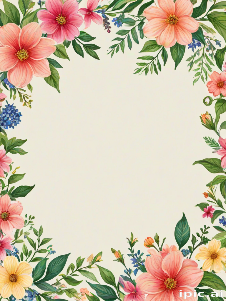 clipart floral border