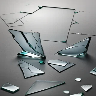 broken glass texture