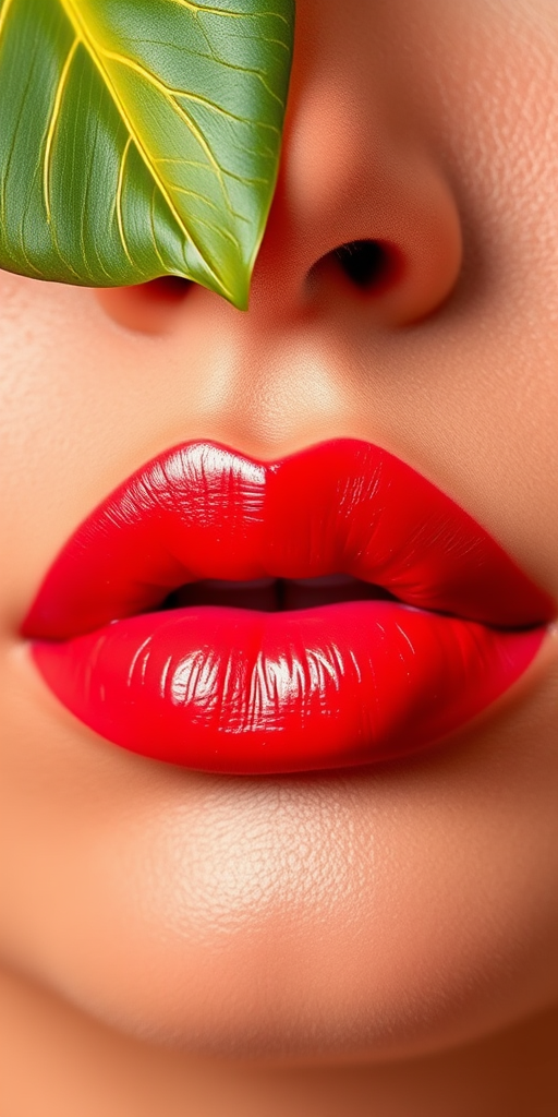Exotic "Tropical Sunset" ombré lip color gradient from coral to magenta, innovative dual-ended applicator for effortless blending, creating dimensional looks