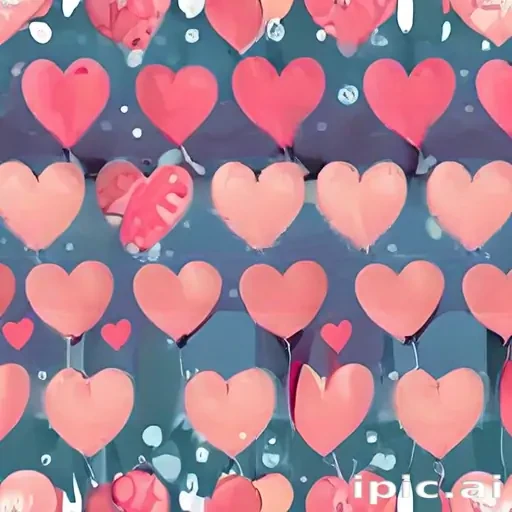 cute heart background