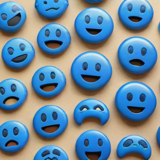 blue emoji