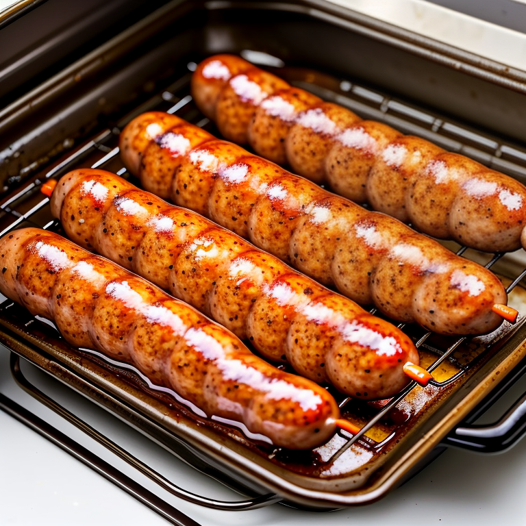 how long to cook chicken sausage in oven